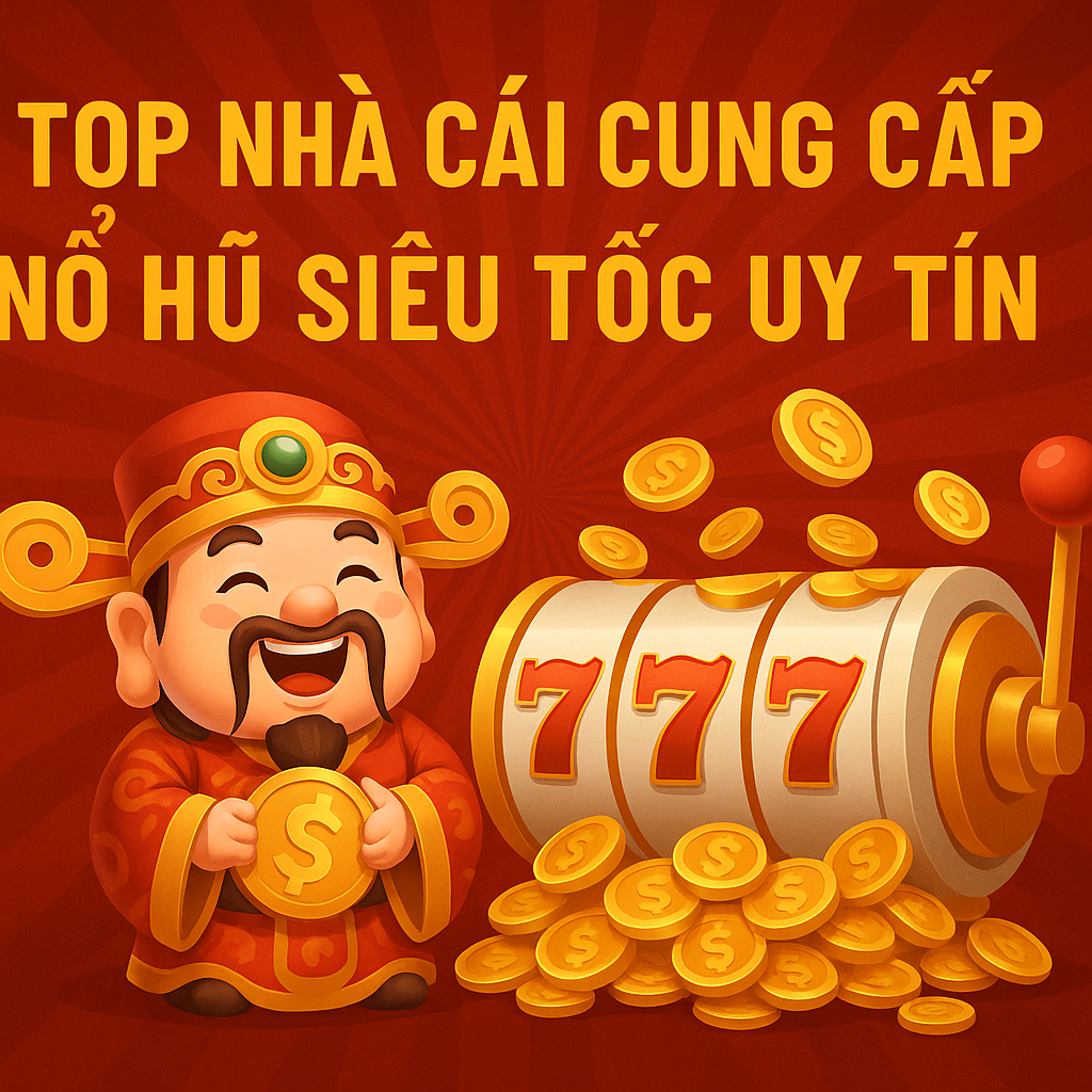 Top Nhà Cái Cung Cấp Nổ Hũ Siêu Tốc Uy Tín 2025 – Chơi Là Trúng!